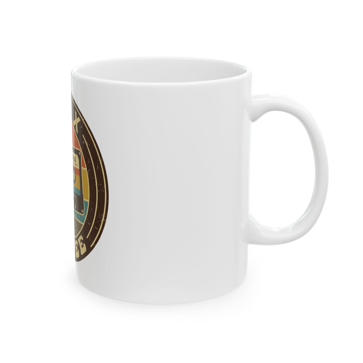Generation X Coffee Ceramic Mug (11oz/15oz) – Retro Nostalgia Coffee Cup