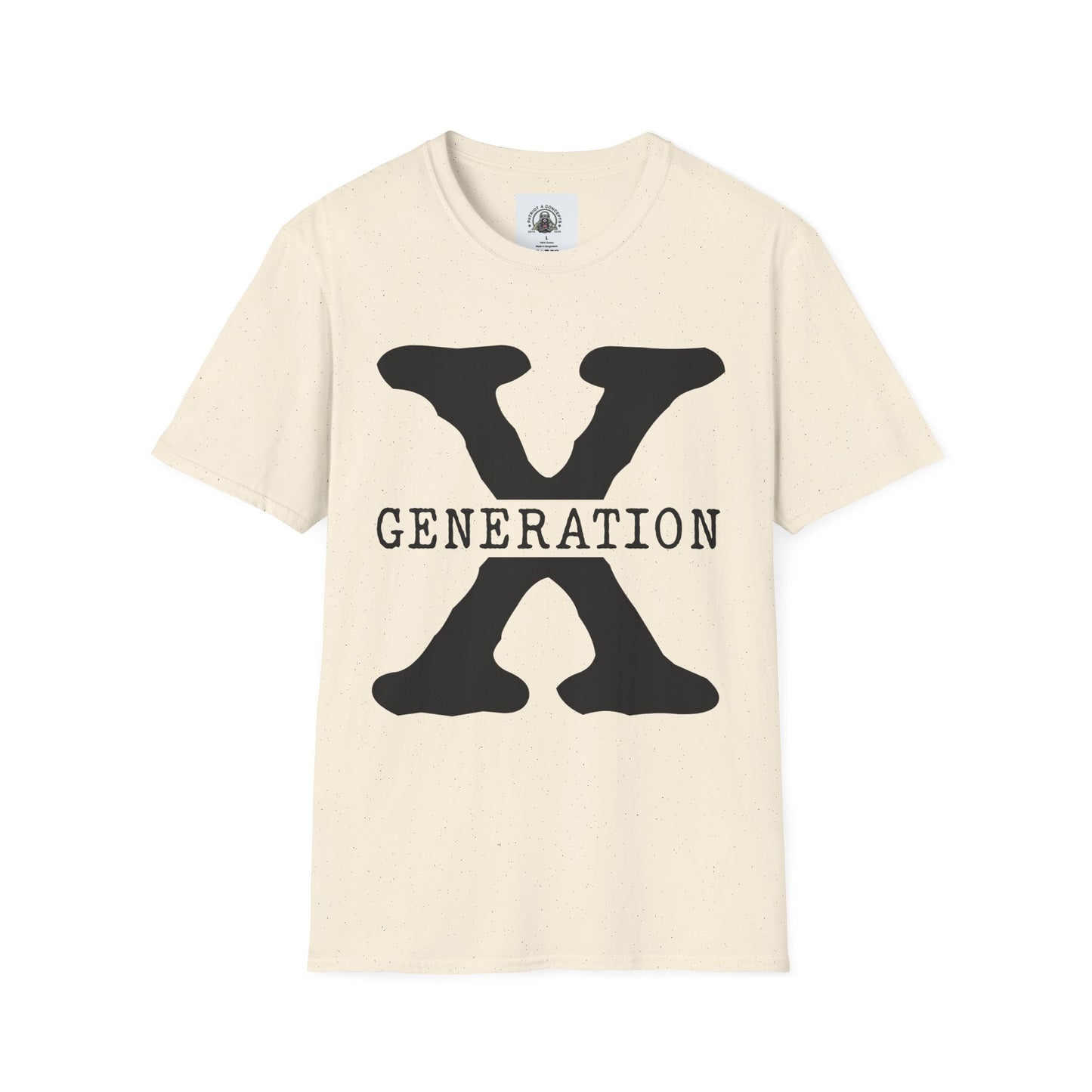 Generation X Unisex T-Shirt | Retro Graphic Tee, Vintage Style Shirt, Gift for Gen X, Casual Wear, Nostalgic Fashion