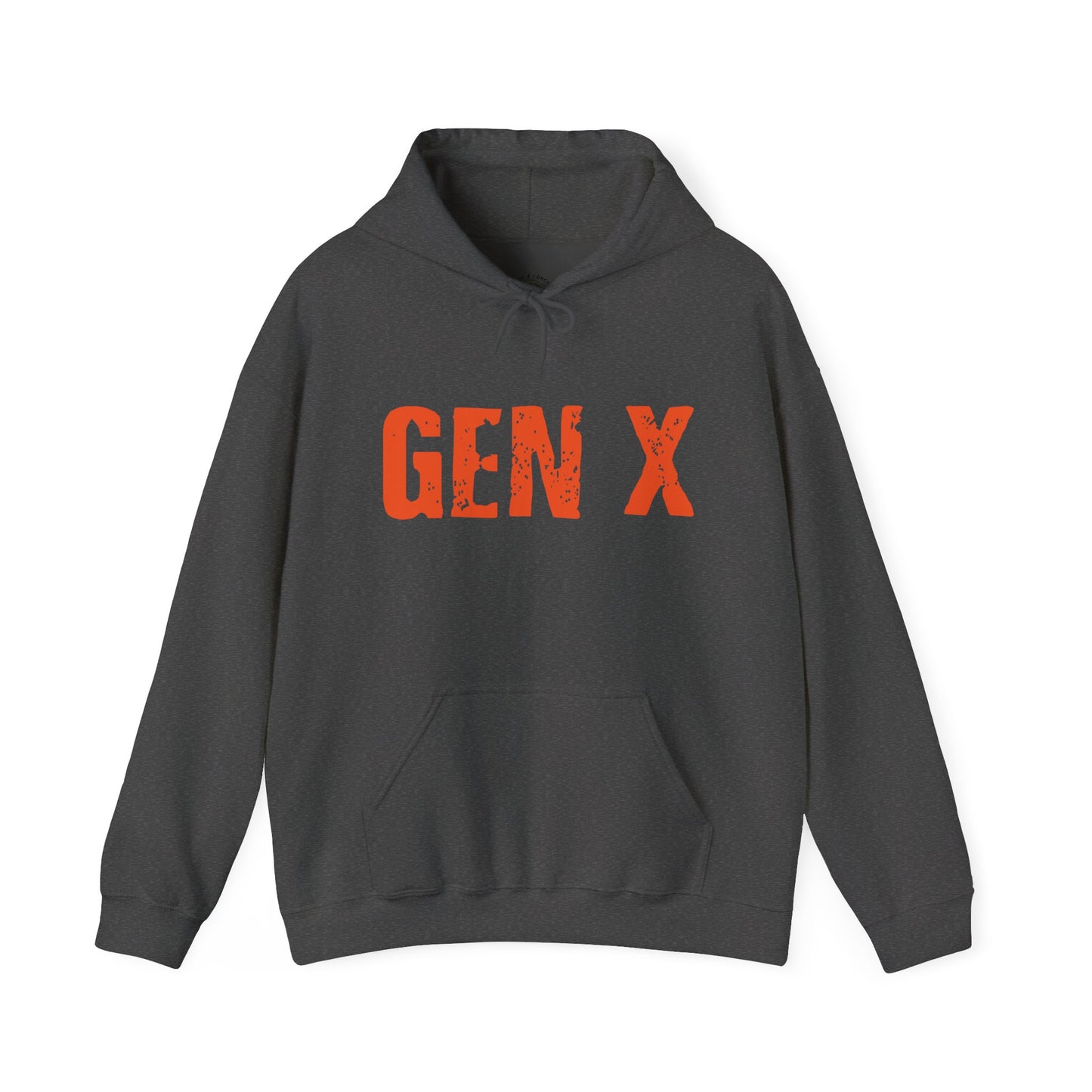 Gen X Hoodie - Retro Distressed Graphic Sweatshirt for Generation X