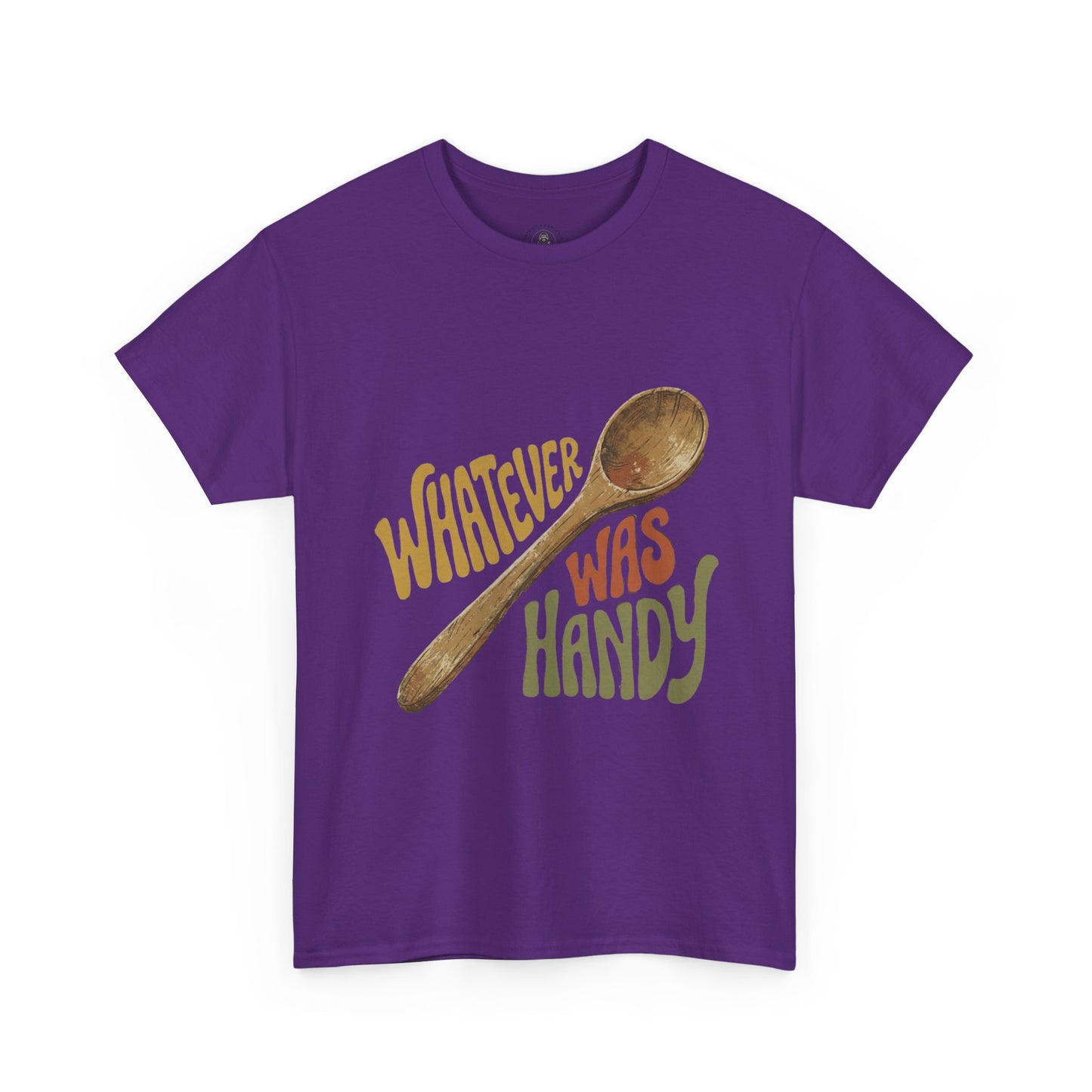 Whatever Was Handy Spoon Graphic Tee — Funny Kitchen Cooking T‑Shirt