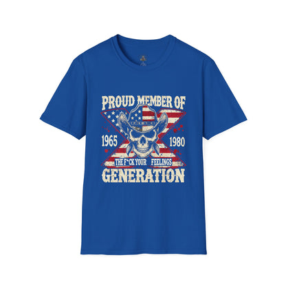 Proud Member of 1965-1980 Generation X T-Shirt