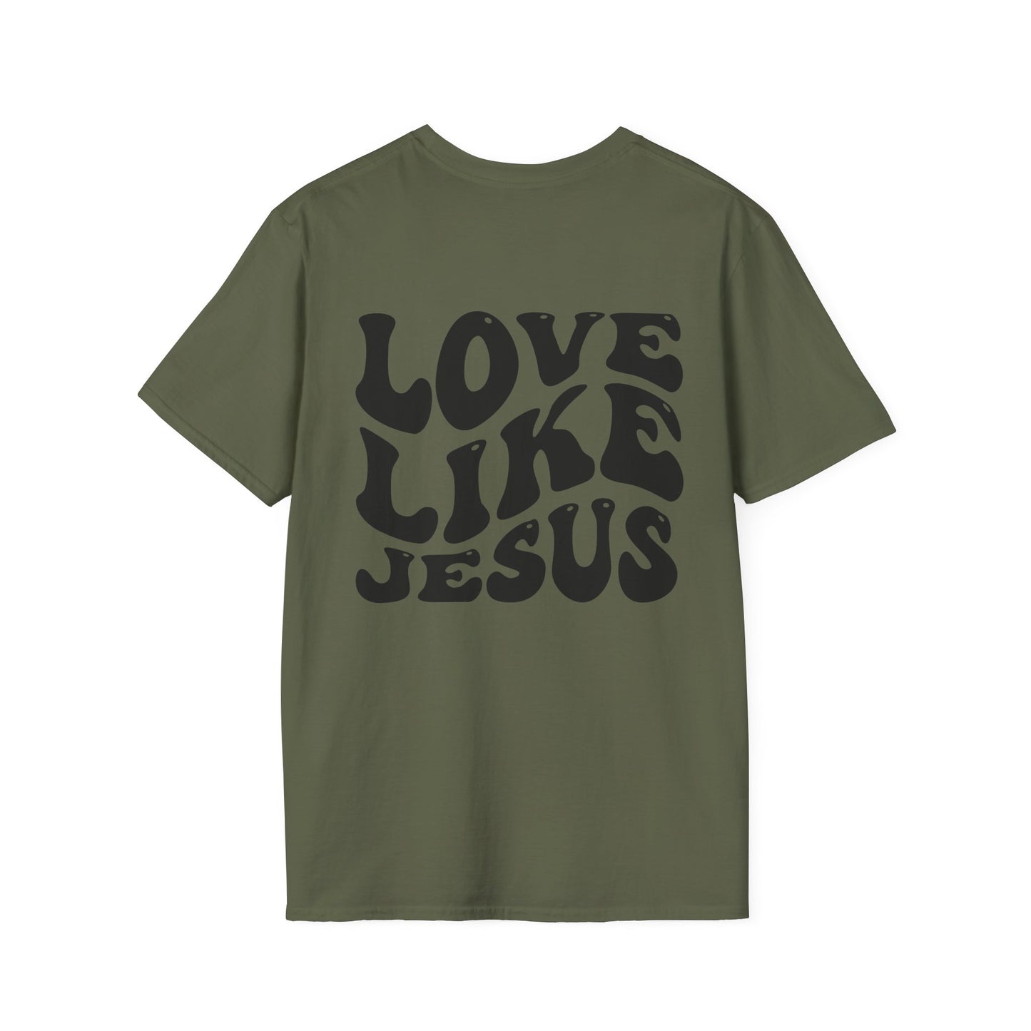 Jesus Love Inspiration T-Shirt, Unisex Faith Tee, Christian Apparel, Gift for Believers, Everyday Wear, Spiritual Message