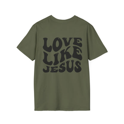 Jesus Love Inspiration T-Shirt, Unisex Faith Tee, Christian Apparel, Gift for Believers, Everyday Wear, Spiritual Message
