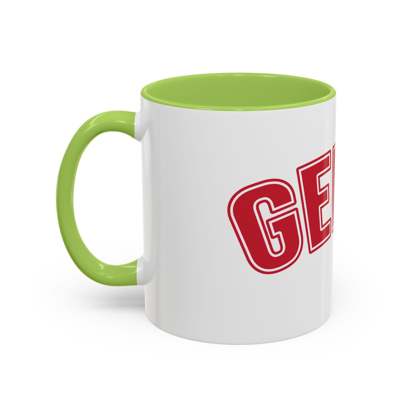 Gen X Coffee Mug — Retro Bold Red Accent Mug (11/15oz)