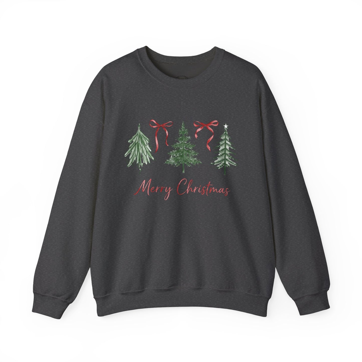 Christmas Tree Crewneck Sweatshirt – Merry Christmas Holiday Pullover
