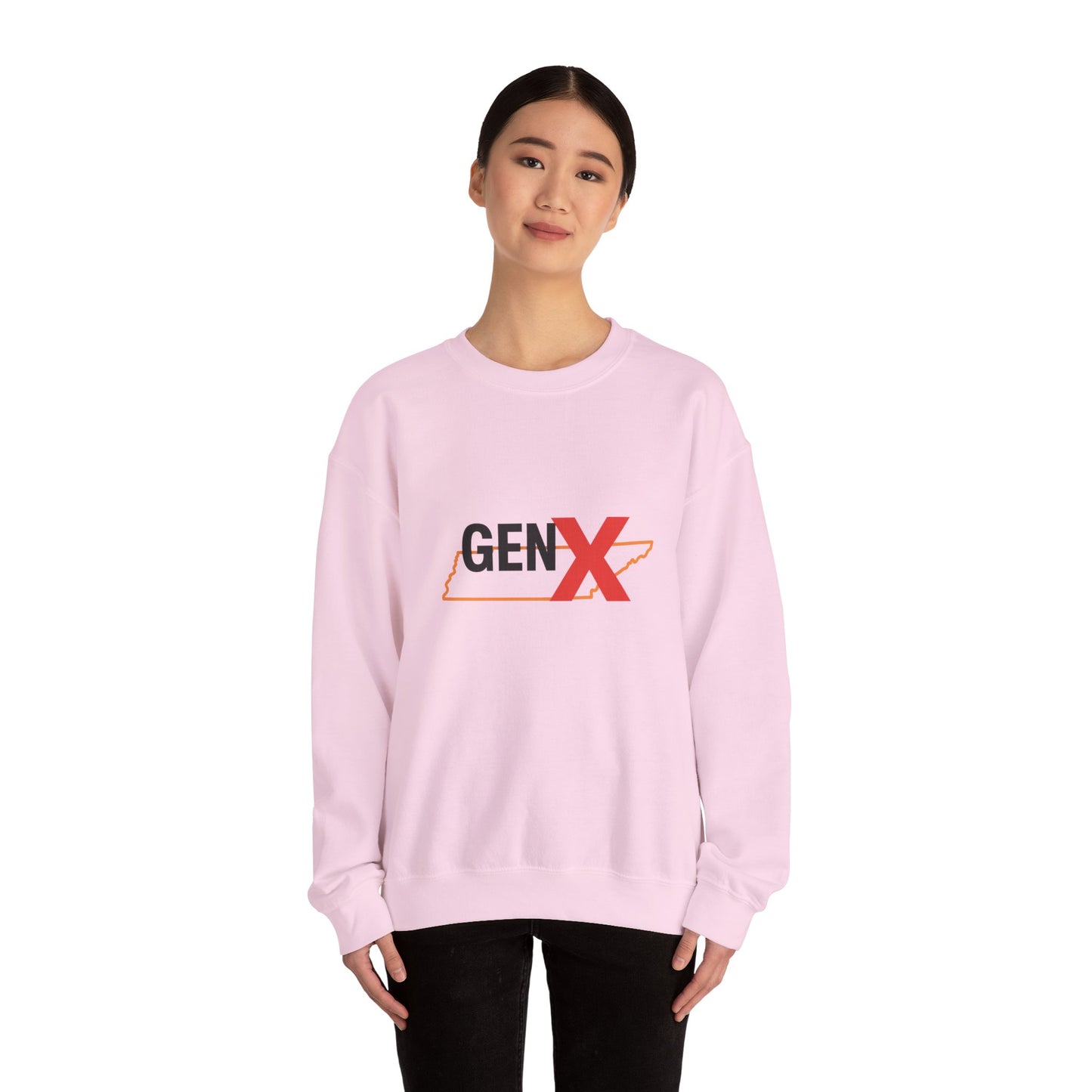 Gen X Pride Crewneck Sweatshirt, Vintage Style, Casual Comfort, Unisex Fashion, Gift for Gen X, Retro Apparel