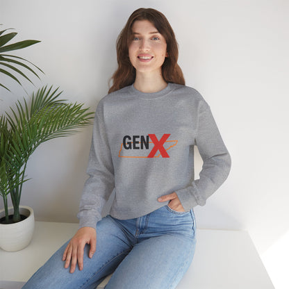 Gen X Pride Crewneck Sweatshirt, Vintage Style, Casual Comfort, Unisex Fashion, Gift for Gen X, Retro Apparel