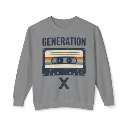 Generation X Retro Cassette Crewneck Sweatshirt