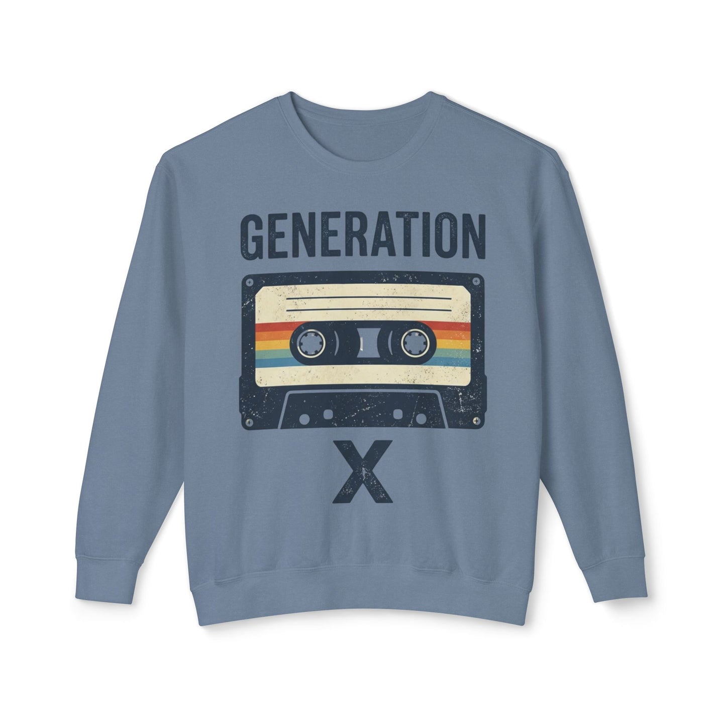 Generation X Retro Cassette Crewneck Sweatshirt