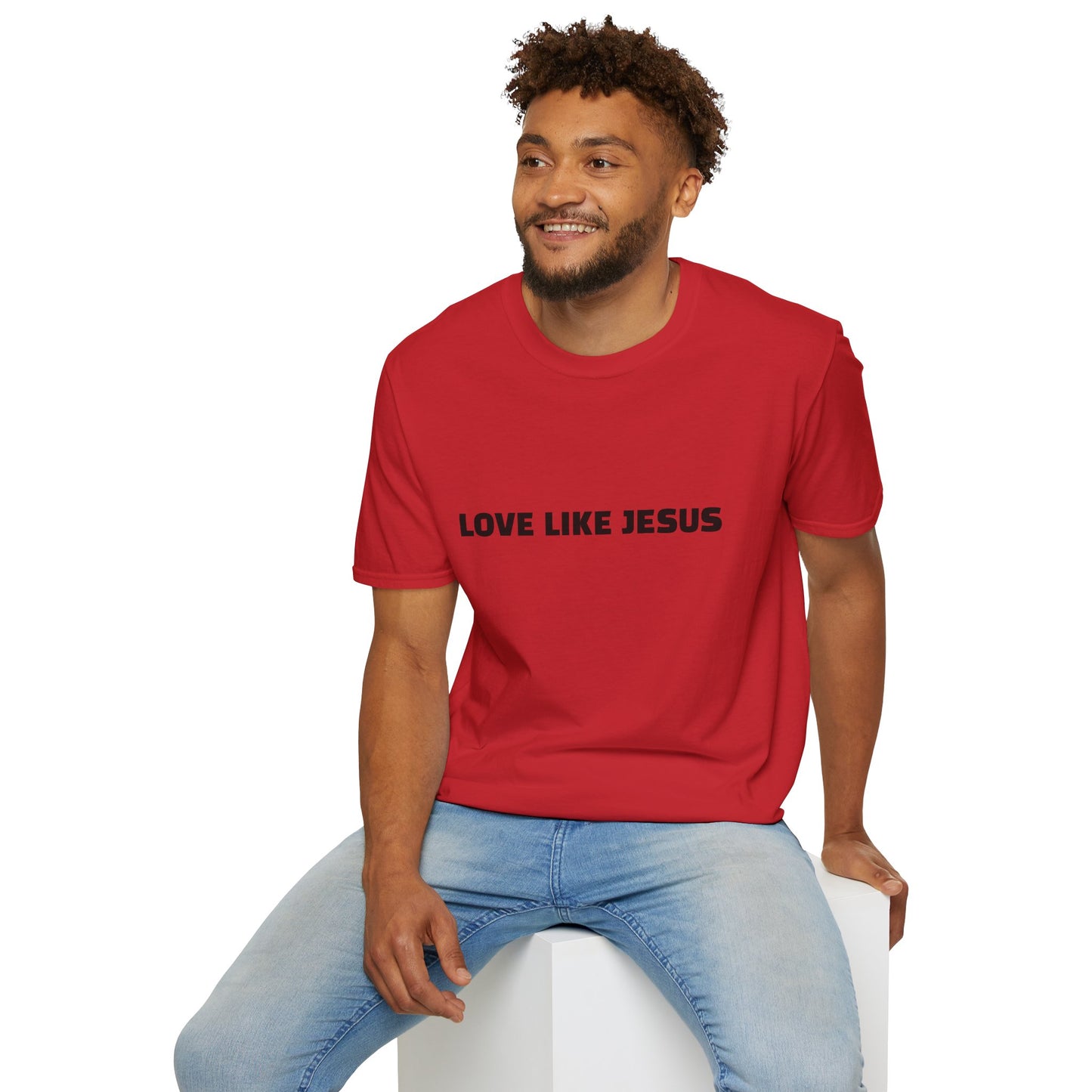 Jesus Love Inspiration T-Shirt, Unisex Faith Tee, Christian Apparel, Gift for Believers, Everyday Wear, Spiritual Message