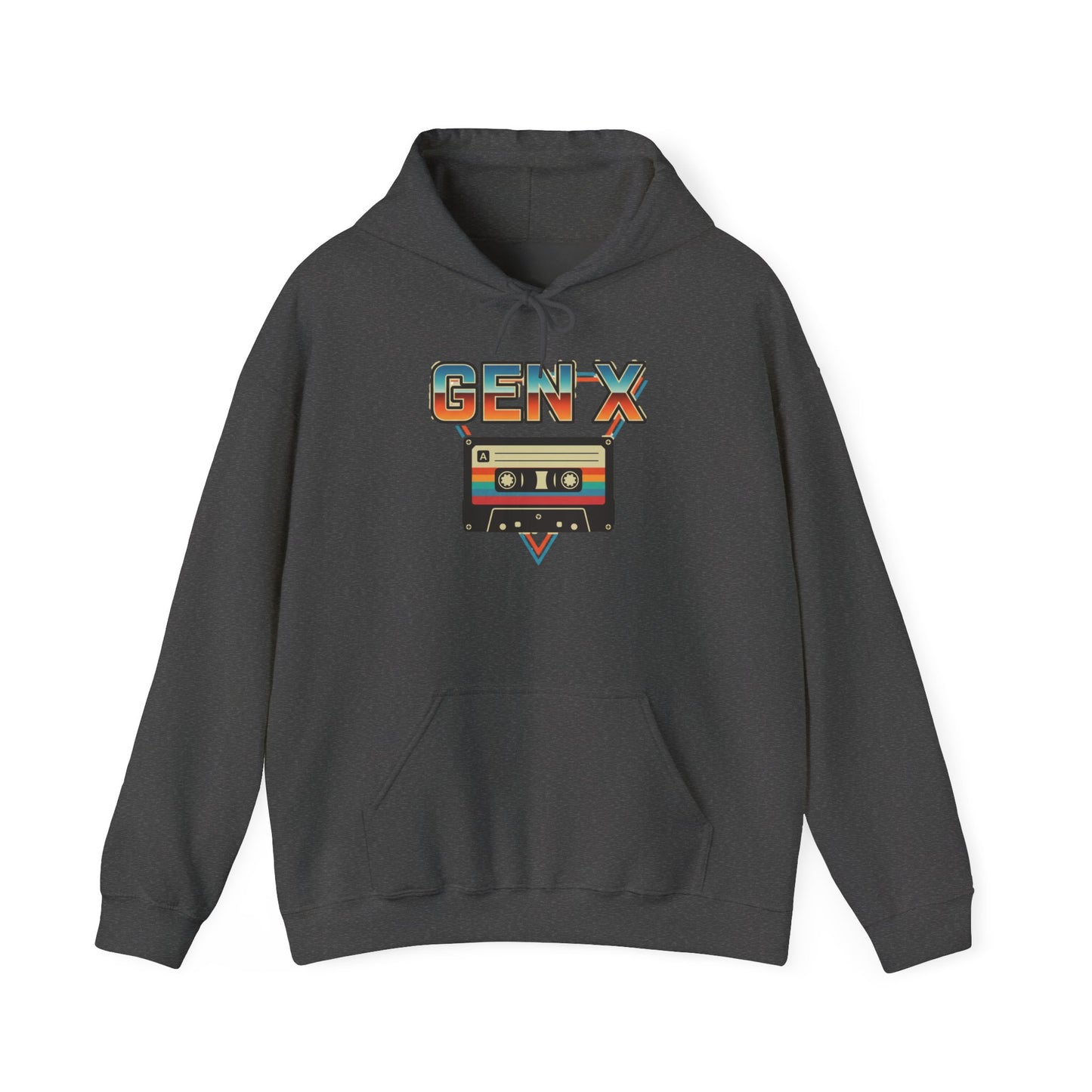 Gen X Retro Cassette Hoodie – Vintage 80s Music Sweatshirt