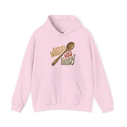 Whatever Was Handy Hoodie — Funny Retro Spoon Chef Cooking Sweatshirt