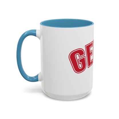 Gen X Coffee Mug — Retro Bold Red Accent Mug (11/15oz)