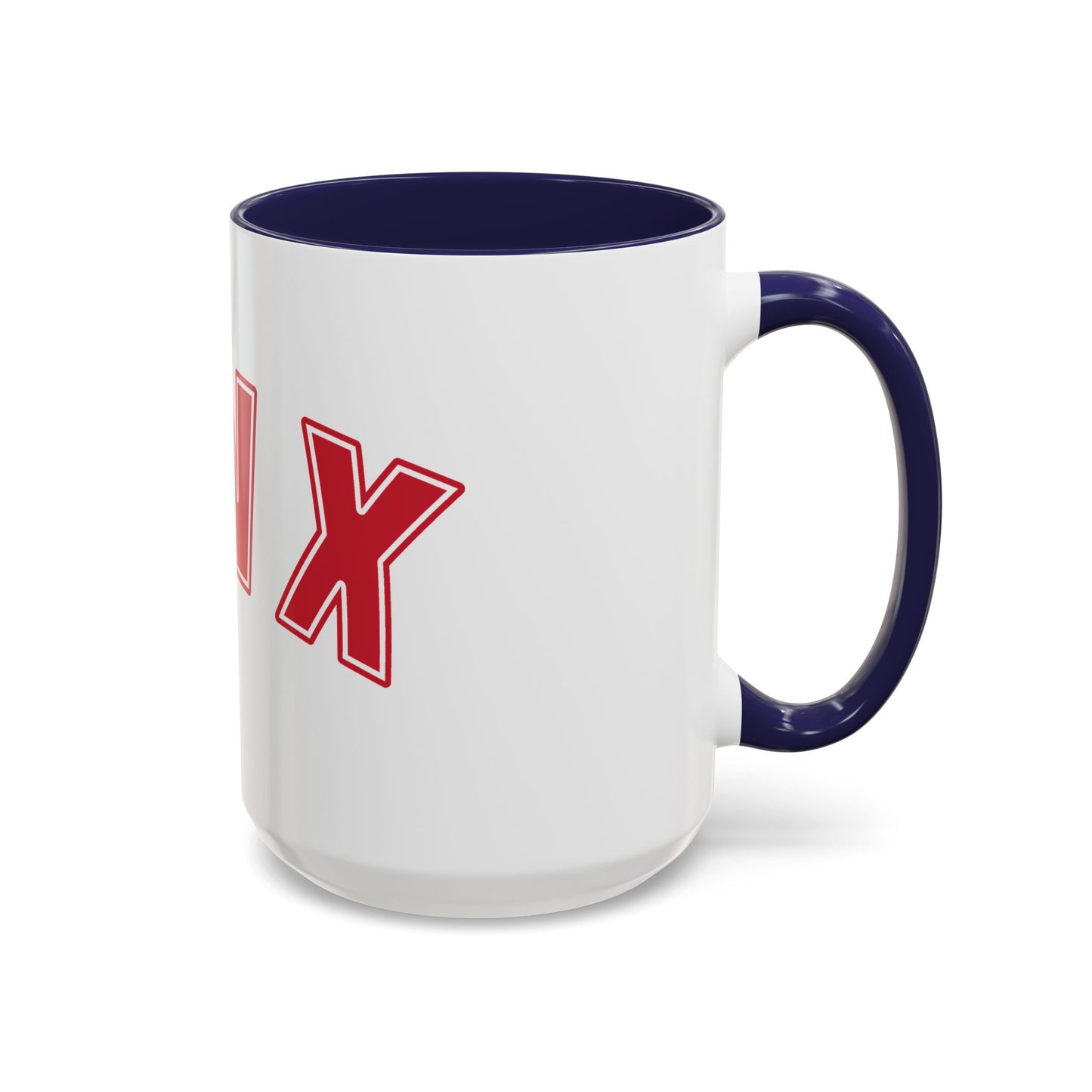 Gen X Coffee Mug — Retro Bold Red Accent Mug (11/15oz)