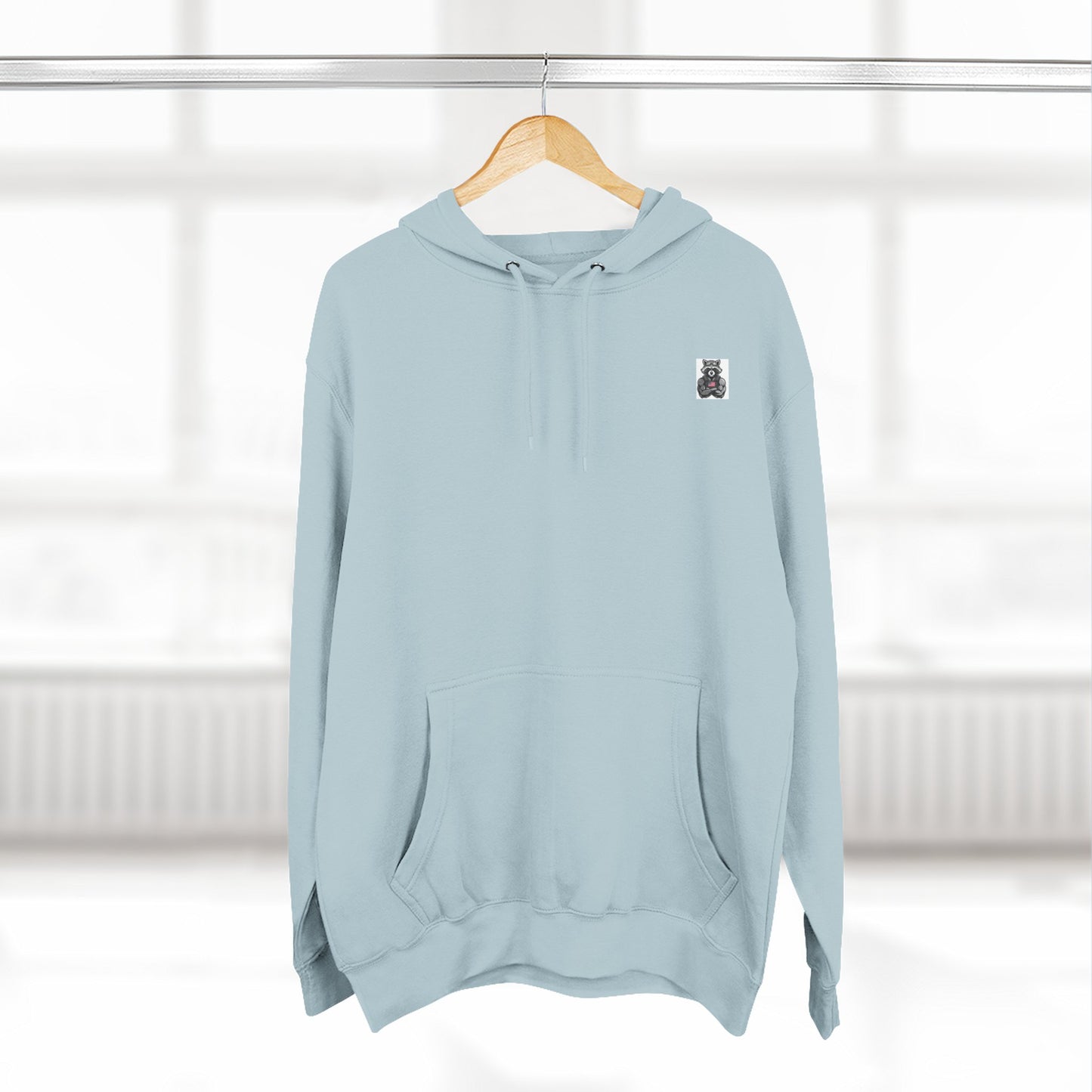 American Flag Cross Hoodie — Christian Patriotic Pullover with Distressed Stars & Stripes