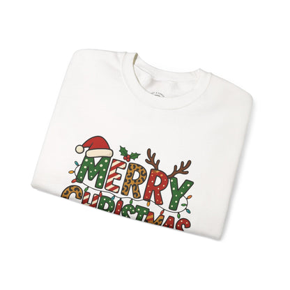 Christmas Sweatshirt — 'Merry Christmas' Holiday Crewneck