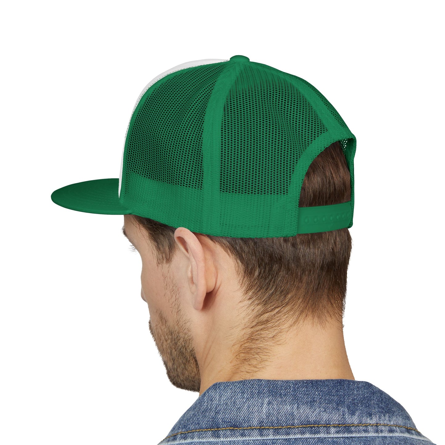Embroidered 5 Panel Trucker Cap - Stylish Casual Hat for Outdoor Adventures, Perfect Gift for Dad, Summer Vibes, Fashionable Headwear