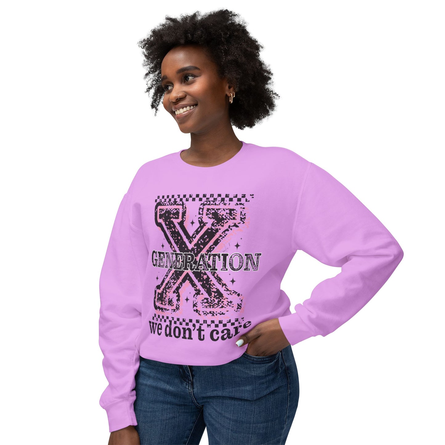 Generation X 'We Don't Care' Crewneck Sweatshirt