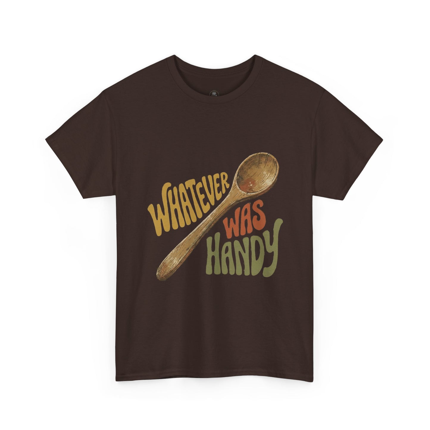 Whatever Was Handy Spoon Graphic Tee — Funny Kitchen Cooking T‑Shirt
