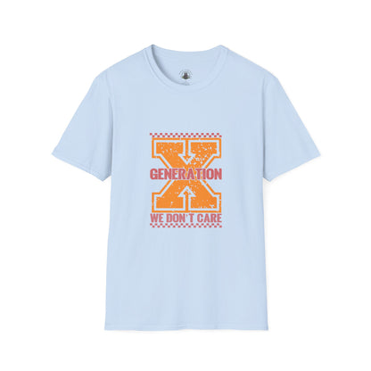 Generation X 'We Don't Care' Graphic T-Shirt