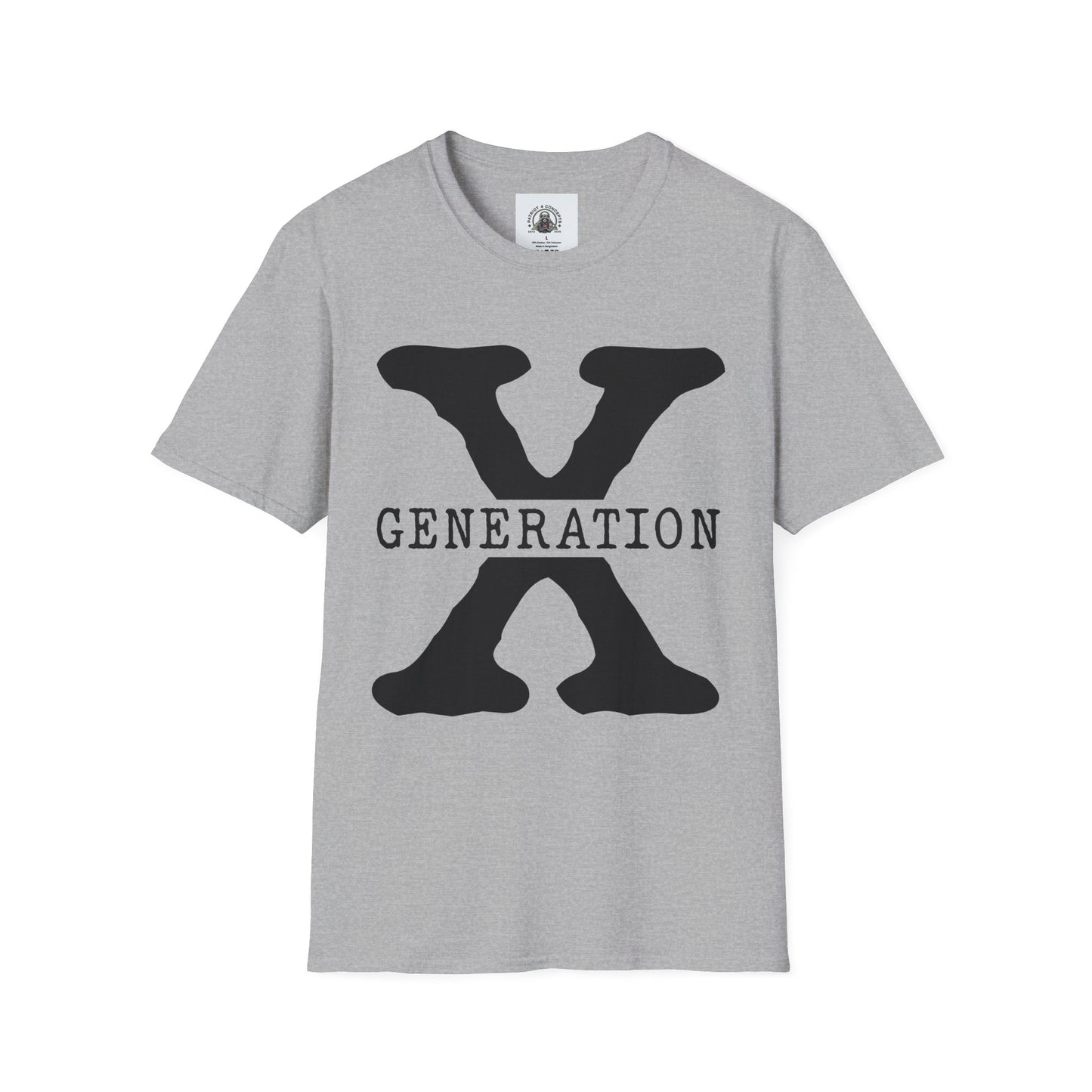 Generation X Unisex T-Shirt | Retro Graphic Tee, Vintage Style Shirt, Gift for Gen X, Casual Wear, Nostalgic Fashion