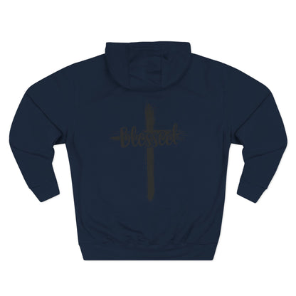 Blessed Cross Hoodie — Christian Faith Graphic Hoodie