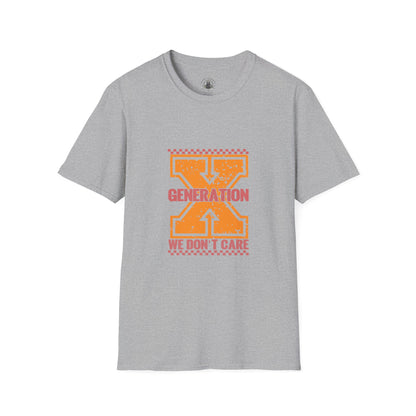 Generation X 'We Don't Care' Graphic T-Shirt