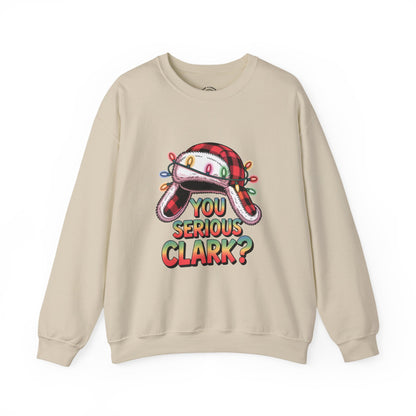 Holiday 'You Serious Clark?' Crewneck Sweatshirt — Funny Christmas Griswold Design
