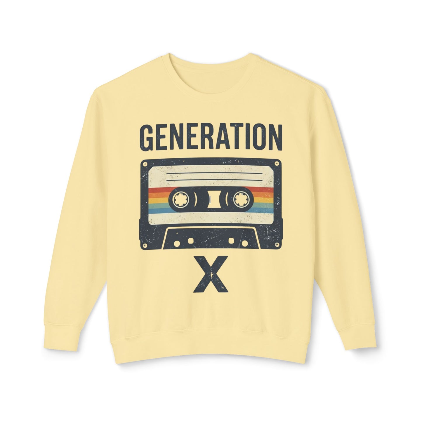 Generation X Retro Cassette Crewneck Sweatshirt