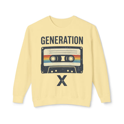 Generation X Retro Cassette Crewneck Sweatshirt