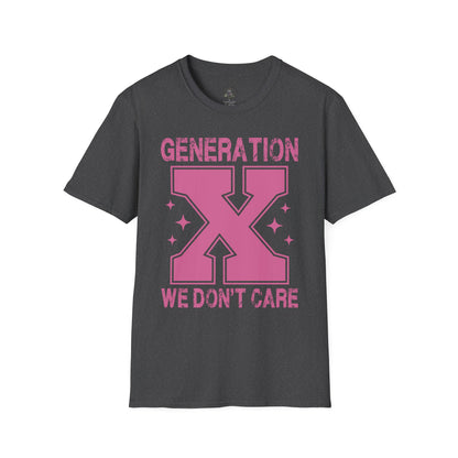 Generation X- "We Don't Care" Graphic