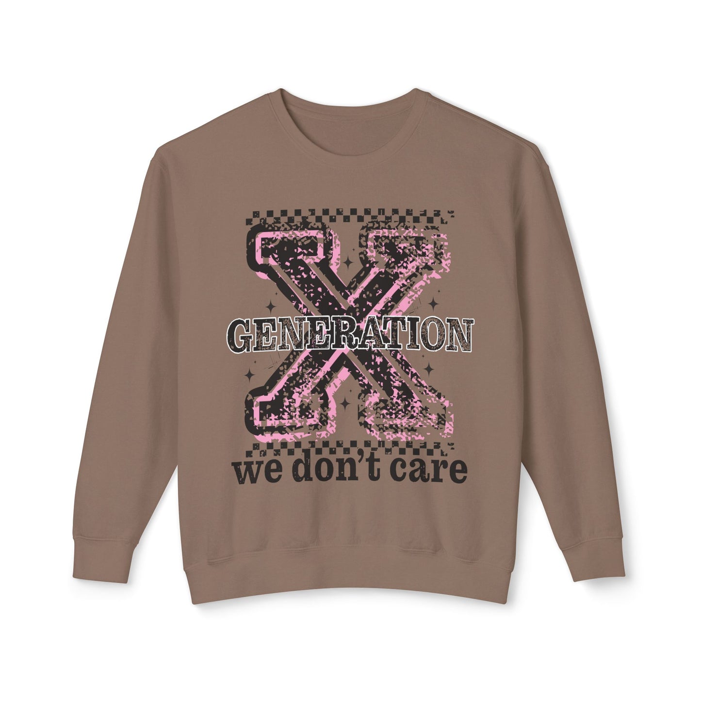 Generation X 'We Don't Care' Crewneck Sweatshirt