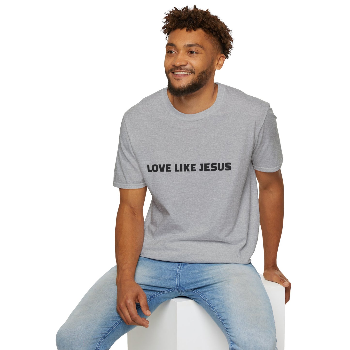 Jesus Love Inspiration T-Shirt, Unisex Faith Tee, Christian Apparel, Gift for Believers, Everyday Wear, Spiritual Message