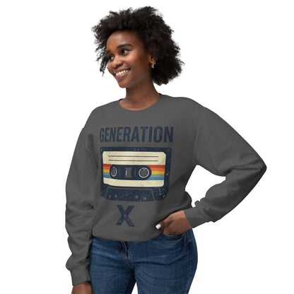 Generation X Retro Cassette Crewneck Sweatshirt