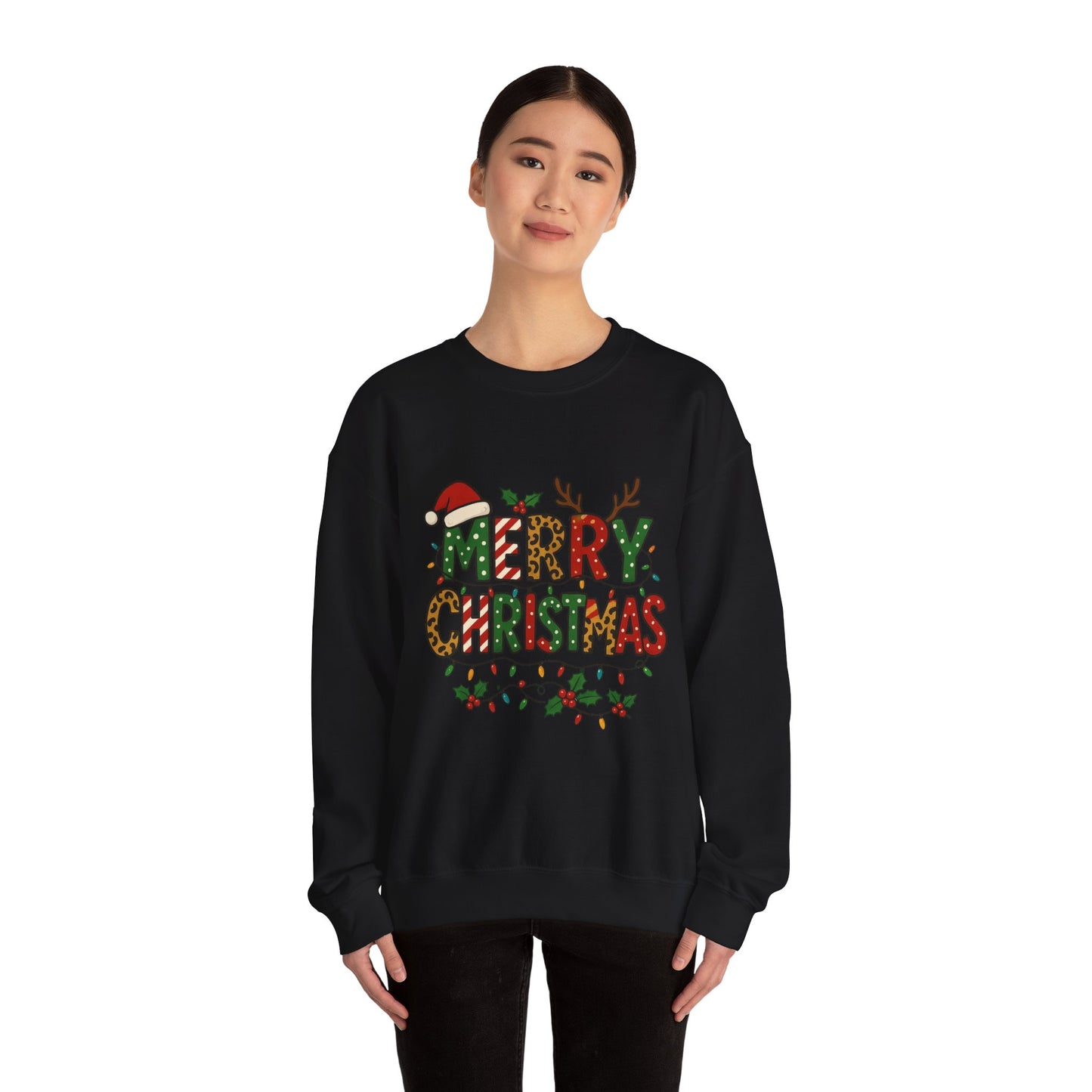 Christmas Sweatshirt — 'Merry Christmas' Holiday Crewneck