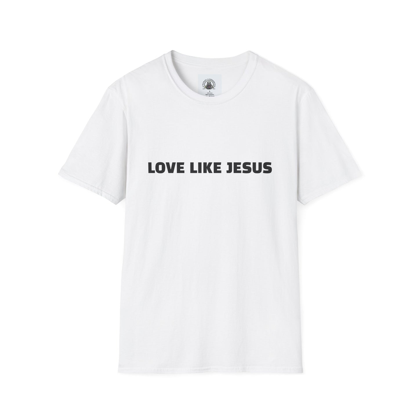 Jesus Love Inspiration T-Shirt, Unisex Faith Tee, Christian Apparel, Gift for Believers, Everyday Wear, Spiritual Message