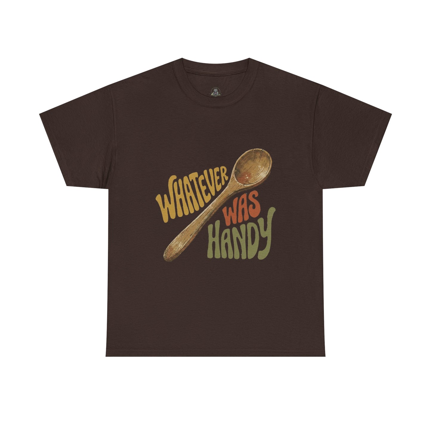 Whatever Was Handy Spoon Graphic Tee — Funny Kitchen Cooking T‑Shirt