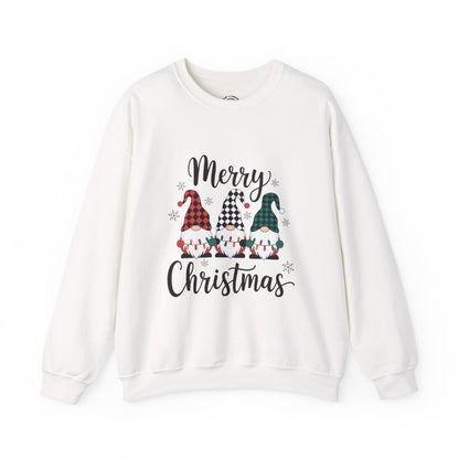 Merry Christmas Gnome Sweatshirt — Holiday Crewneck for Women & Men