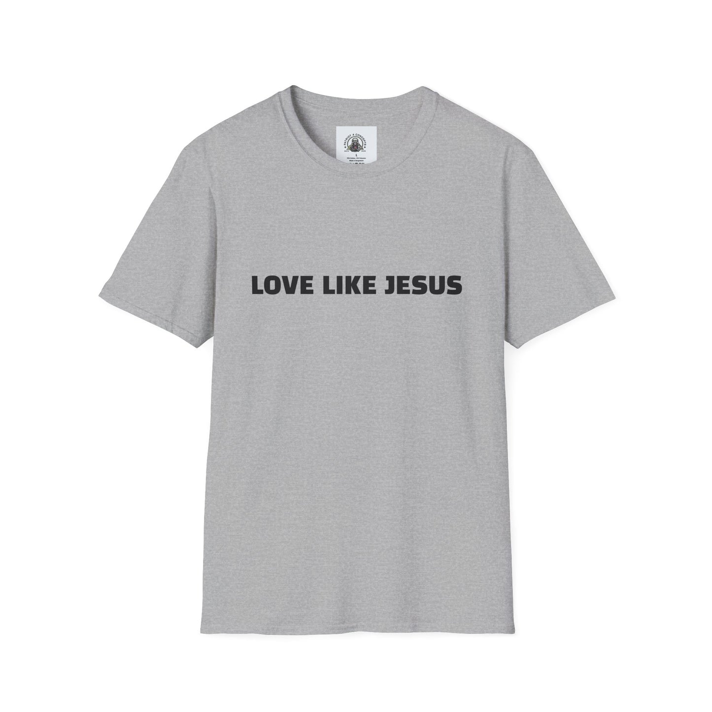 Jesus Love Inspiration T-Shirt, Unisex Faith Tee, Christian Apparel, Gift for Believers, Everyday Wear, Spiritual Message