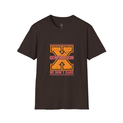Generation X 'We Don't Care' Graphic T-Shirt