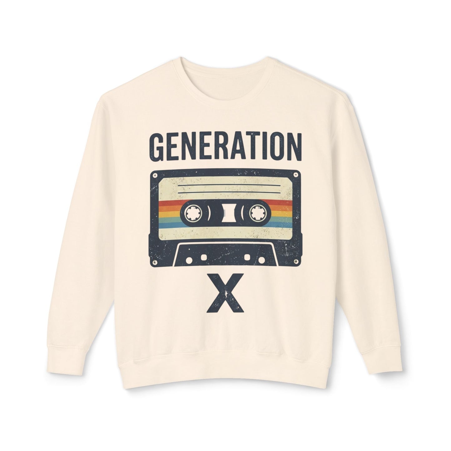 Generation X Retro Cassette Crewneck Sweatshirt