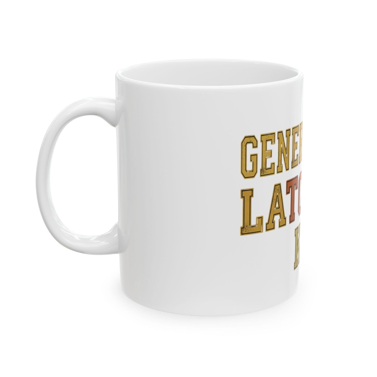 Generation X Latchkey Kid Ceramic Mug (11oz/15oz) – Retro Nostalgia Coffee Cup