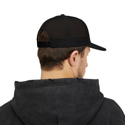 God About Bro Embroidered Trucker Cap — Religious Snapback Hat