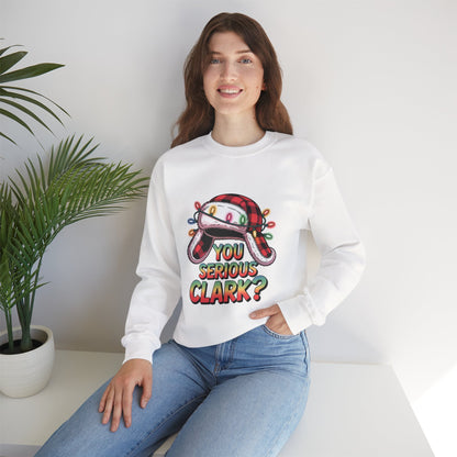 Holiday 'You Serious Clark?' Crewneck Sweatshirt — Funny Christmas Griswold Design