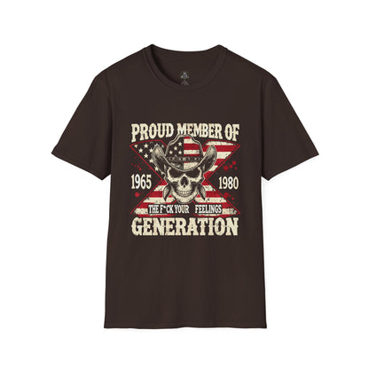 Proud Member of 1965-1980 Generation X T-Shirt