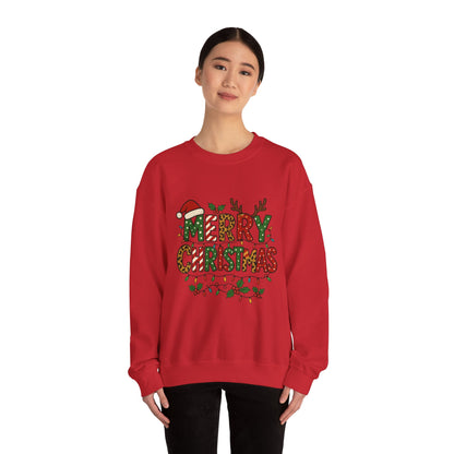 Christmas Sweatshirt — 'Merry Christmas' Holiday Crewneck