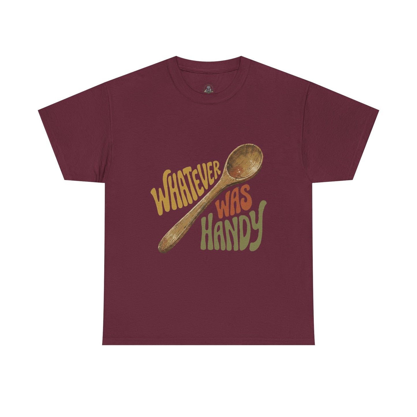 Whatever Was Handy Spoon Graphic Tee — Funny Kitchen Cooking T‑Shirt