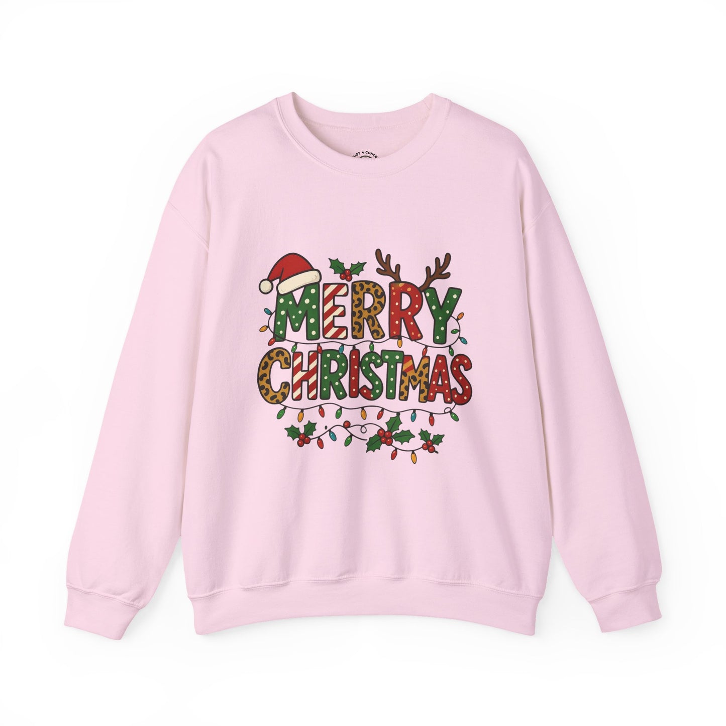 Christmas Sweatshirt — 'Merry Christmas' Holiday Crewneck