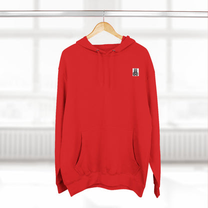 American Flag Cross Hoodie — Christian Patriotic Pullover with Distressed Stars & Stripes