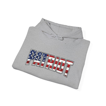 Patriot Flag Graphic Hoodie — American Flag 'PATRIOT' Pullover